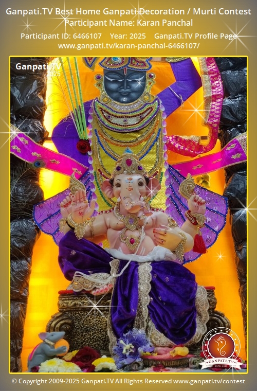 Karan Panchal Ganpati 2025