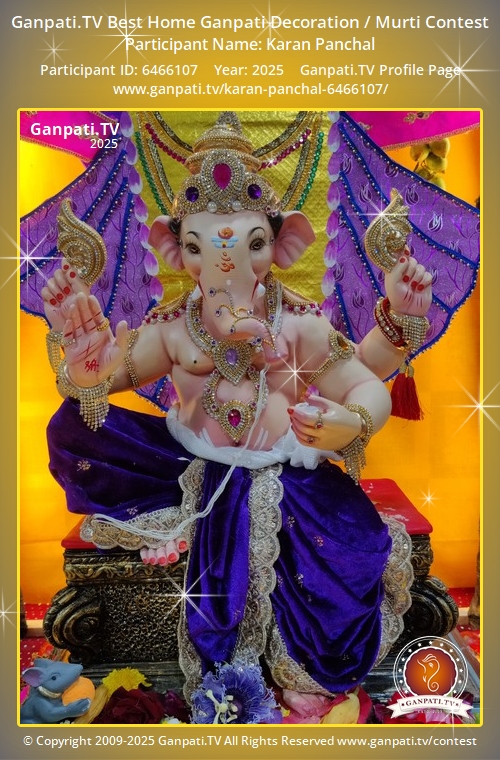Karan Panchal Ganpati 2025
