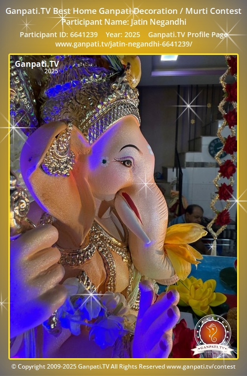 Jatin Negandhi Ganpati 2025