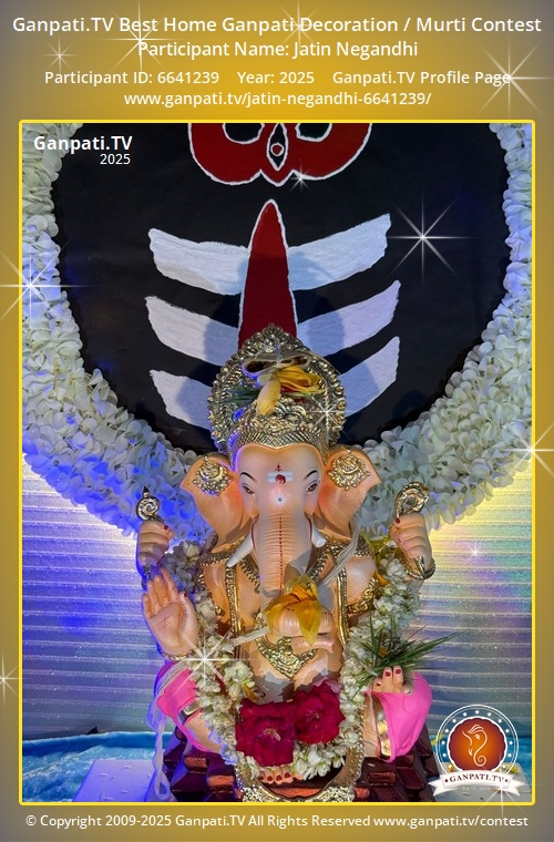 Jatin Negandhi Ganpati 2025