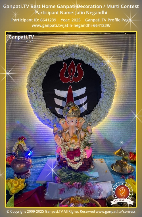 Jatin Negandhi Ganpati 2025