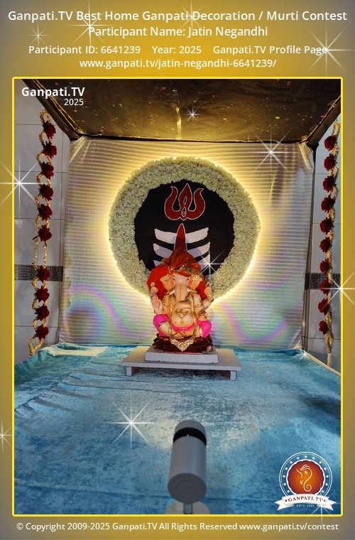 Jatin Negandhi Ganpati 2025