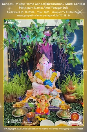 Amul Yenagandula Home Ganpati Picture