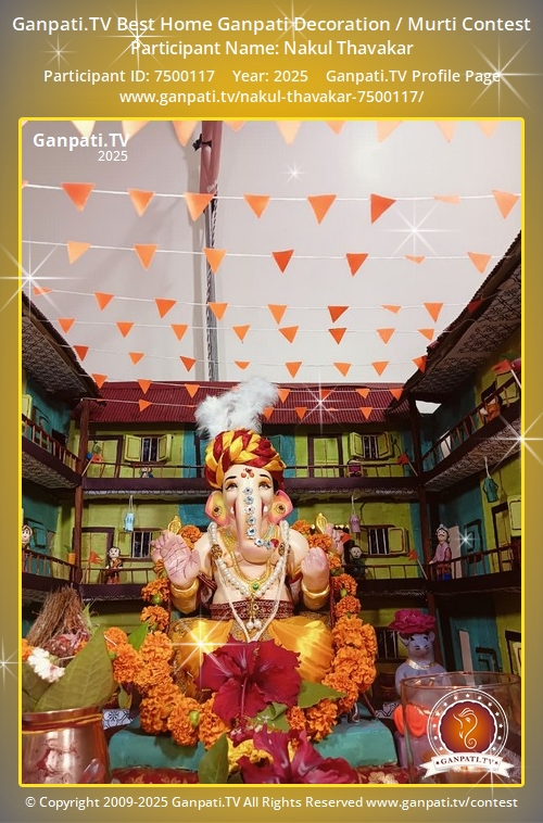 Nakul Thavakar Ganpati 2025