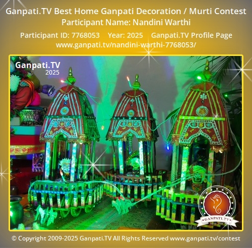 Nandini Warthi Ganpati 2025