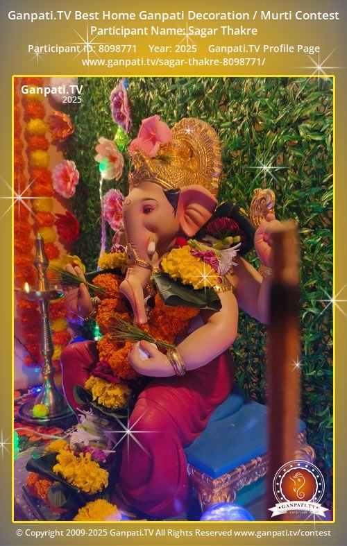 Sagar Thakre Ganpati 2025