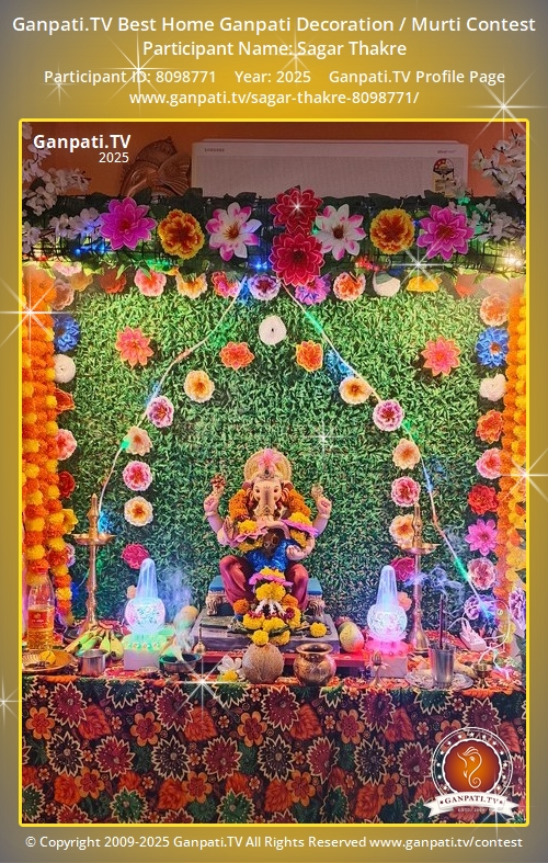 Sagar Thakre Ganpati 2025