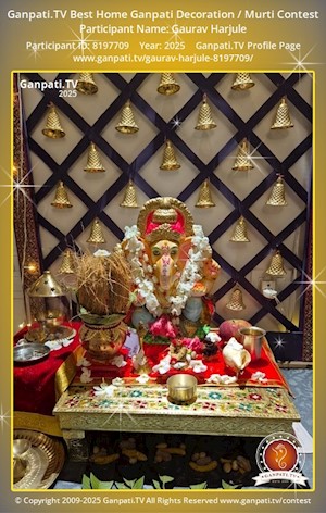Gaurav Harjule Home Ganpati Picture