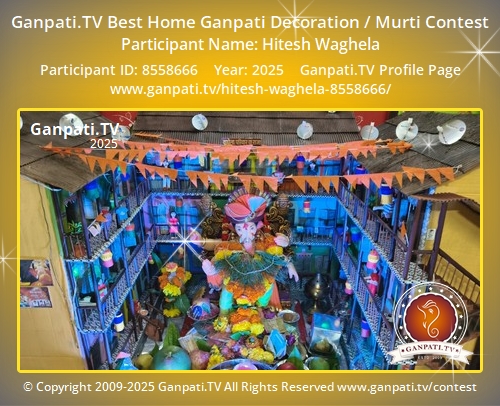 Hitesh Waghela Ganpati 2025