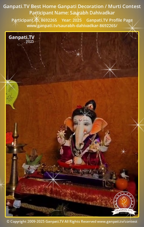 Saurabh Dahivadkar Ganpati 2025