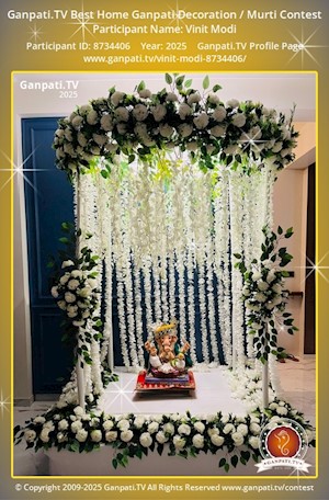 Vinit Modi Home Ganpati Picture
