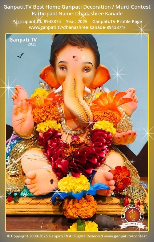 Dhanashree Kanade Ganpati 2025