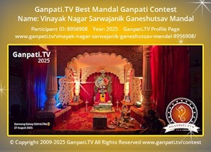 Vinayak Nagar Sarwajanik Ganeshutsav Mandal Ganpati Picture