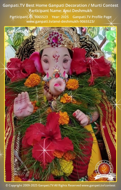 Anvi Deshmukh Ganpati 2025