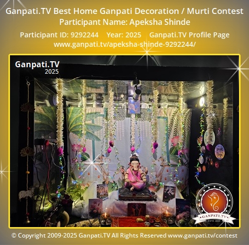 Apeksha Shinde Ganpati 2025