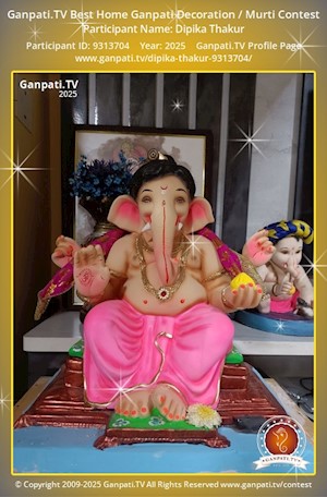 Dipika Thakur Home Ganpati Picture