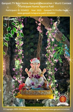 Apurva Patil Home Ganpati Picture