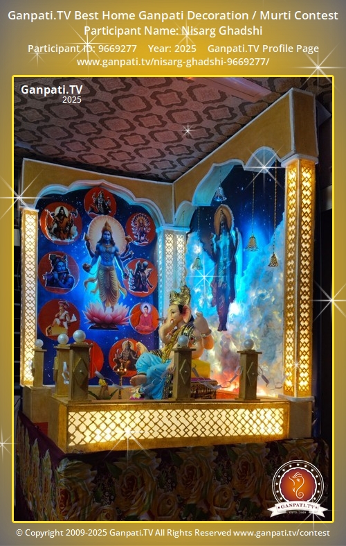 Nisarg Ghadshi Ganpati 2025