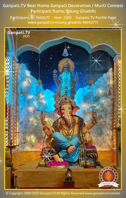 Nisarg Ghadshi Ganpati 2025