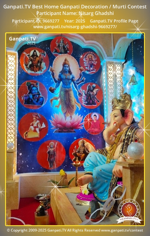 Nisarg Ghadshi Ganpati 2025