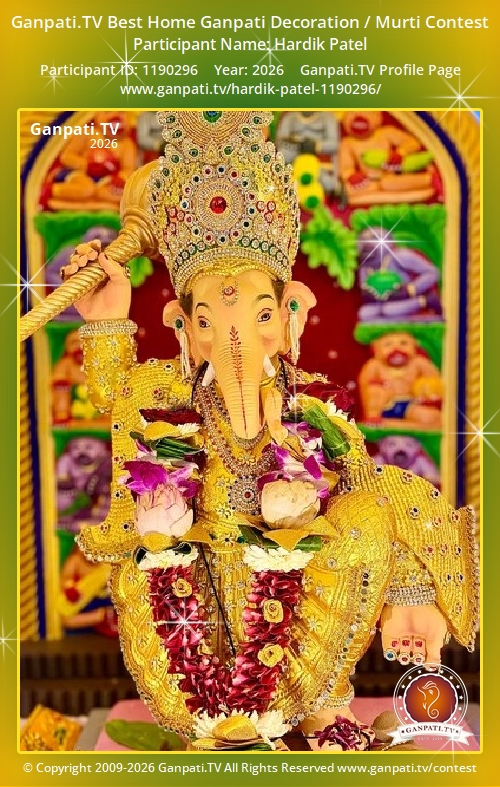 Hardik Patel Ganpati 2026