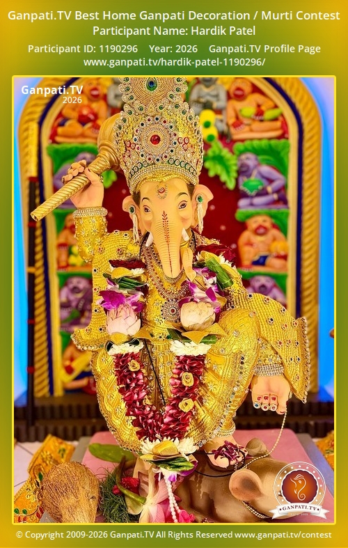 Hardik Patel Ganpati 2026