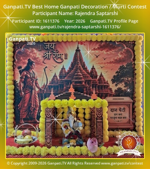 Rajendra Saptarshi Ganpati 2026
