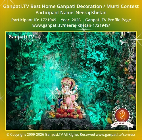 Neeraj Khetan Ganpati 2026