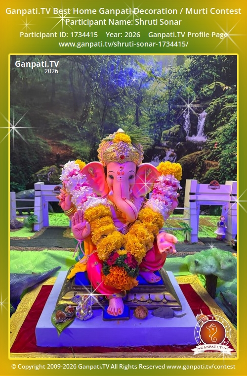 Shruti Sonar Ganpati 2026