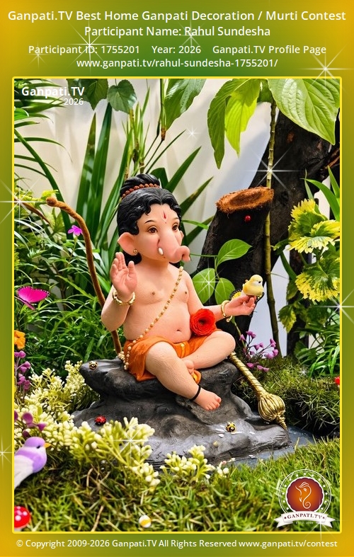 Rahul Sundesha Ganpati 2026