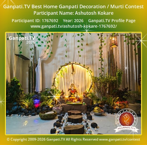 Ashutosh Kokare Ganpati 2026
