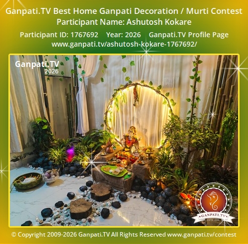 Ashutosh Kokare Ganpati 2026