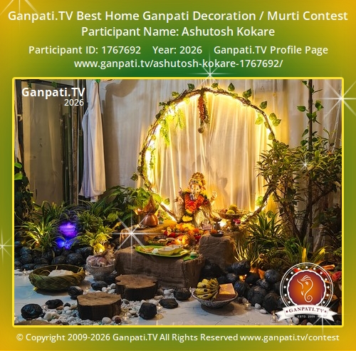 Ashutosh Kokare Ganpati 2026