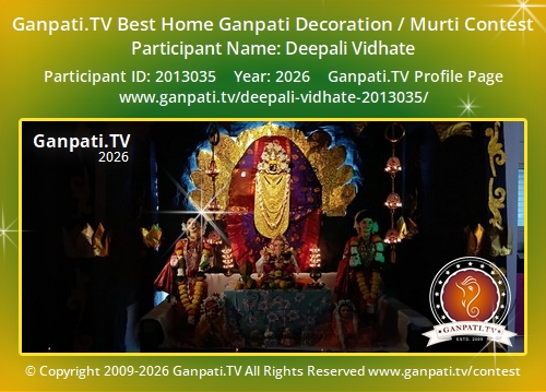 Deepali Vidhate Ganpati 2026