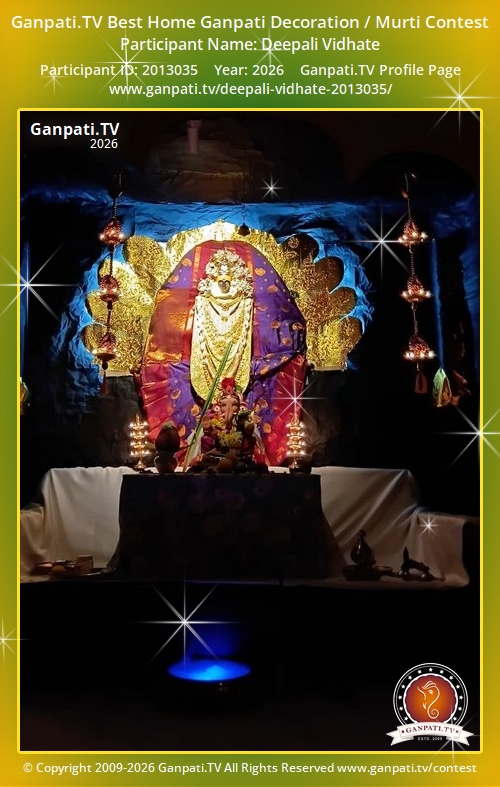 Deepali Vidhate Ganpati 2026