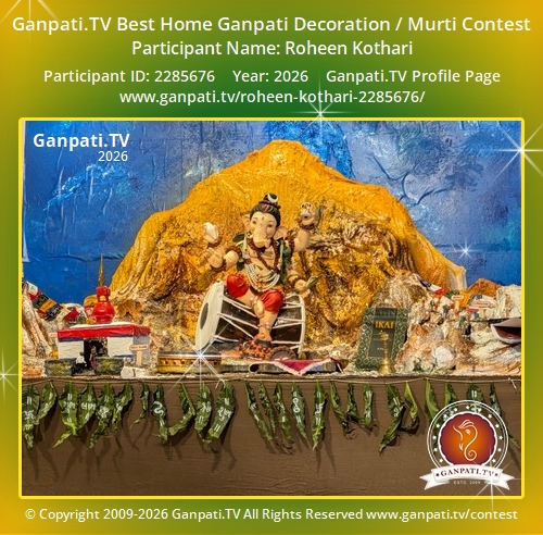 Roheen Kothari Ganpati 2026