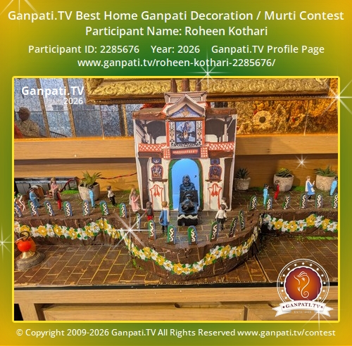 Roheen Kothari Ganpati 2026