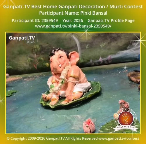Pinki Bansal Ganpati 2026