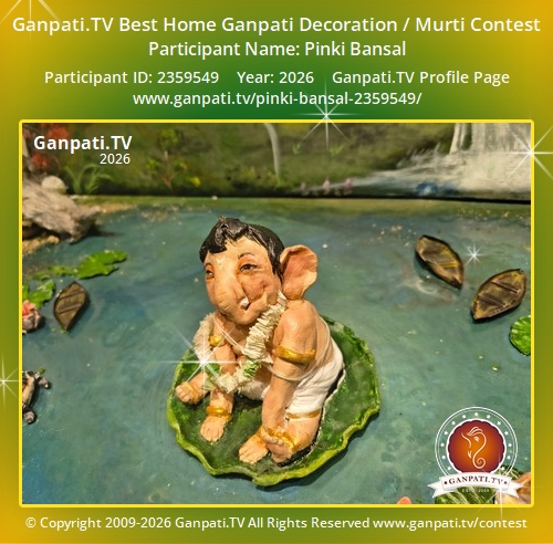 Pinki Bansal Ganpati 2026