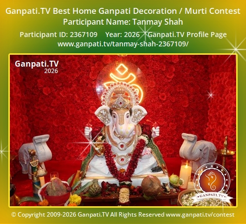 Tanmay Shah Ganpati 2026