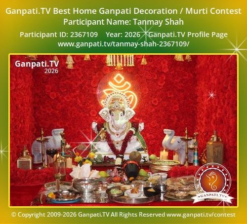Tanmay Shah Ganpati 2026