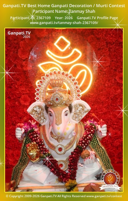 Tanmay Shah Ganpati 2026