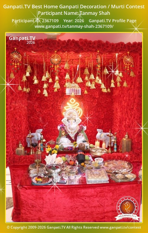 Tanmay Shah Ganpati 2026