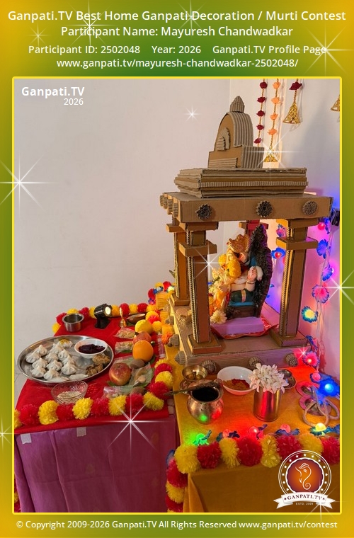 Mayuresh Chandwadkar Ganpati 2026