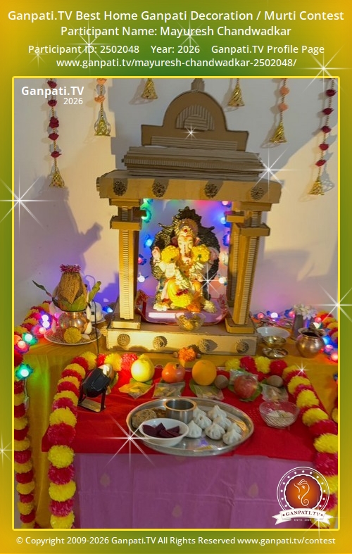 Mayuresh Chandwadkar Ganpati 2026