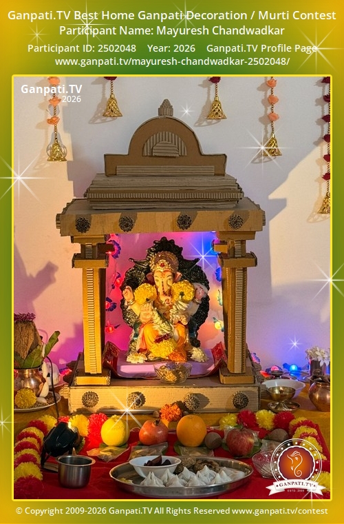 Mayuresh Chandwadkar Ganpati 2026