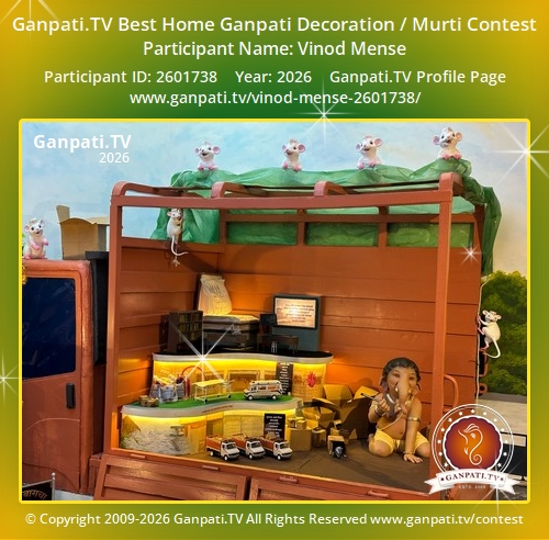 Vinod Mense Ganpati 2026