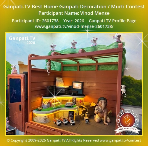 Vinod Mense Ganpati 2026