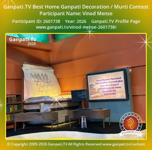 Vinod Mense Ganpati 2026