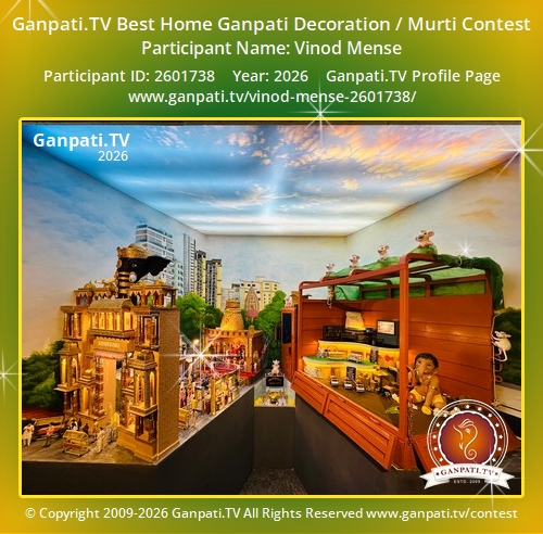 Vinod Mense Ganpati 2026